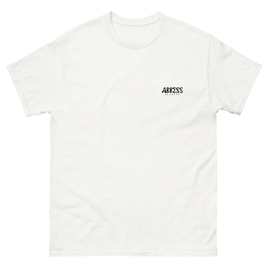 T-Shirt manches courtes ABBESS Records Blanc